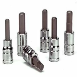 Powerbuilt 640052 3/8-Inch Hex Bit Set, 6-Piece