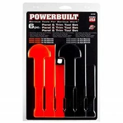 powerbuilt 647989 non marring pry bar set, 6 piece
