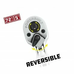 Powerbuilt 1/4" x 3/8" Drive Stubby Dual Head Ratchet Wrench -Powerbuilt Tools Store Online prod 25949760312