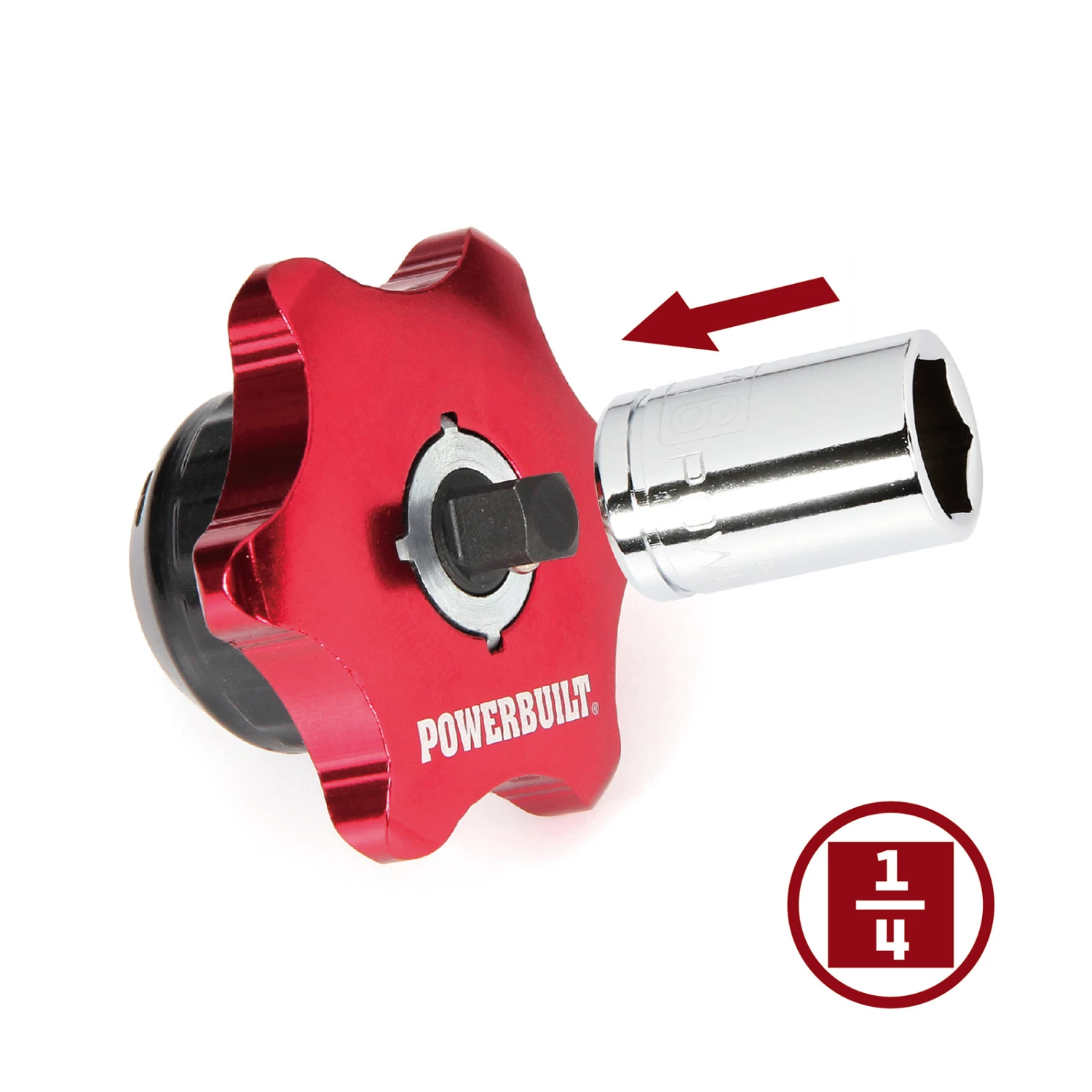 Powerbuilt 1/4" Drive 2-in-1 Thumb Ratchet 3 Powerbuilt 1/4" Drive 2-in-1 Thumb Ratchet - Image 3