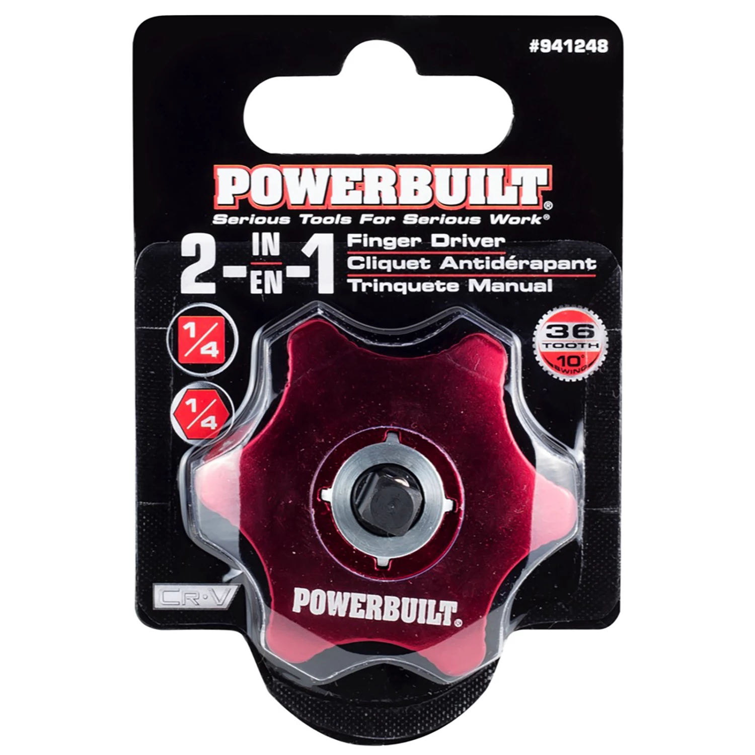 Powerbuilt 1/4" Drive 2-in-1 Thumb Ratchet 6 Powerbuilt 1/4" Drive 2-in-1 Thumb Ratchet - Image 6