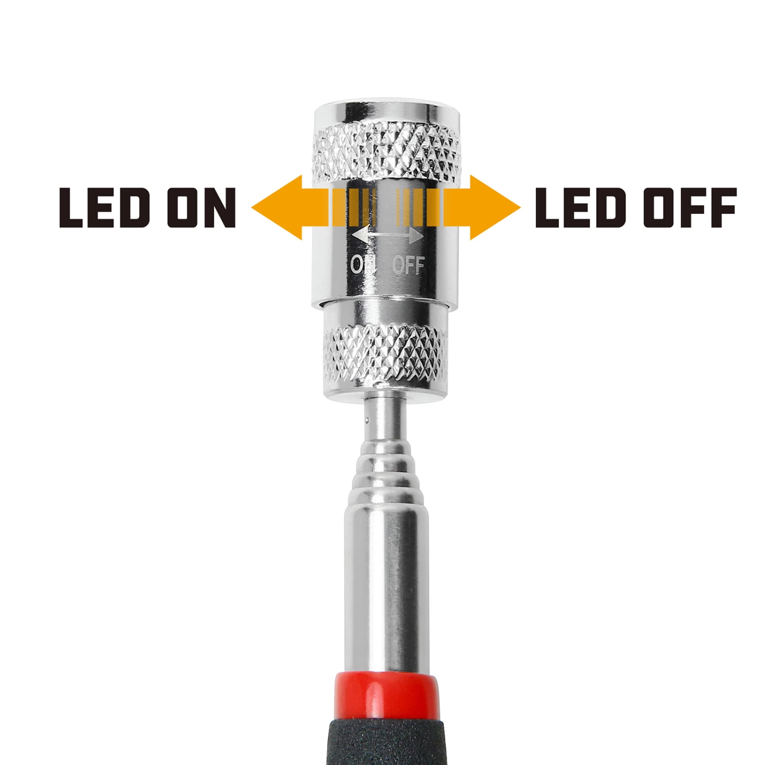 Powerbuilt 8lb Lighted Magnetic Pick Up Tool 5 Powerbuilt 8lb Lighted Magnetic Pick Up Tool - Image 5