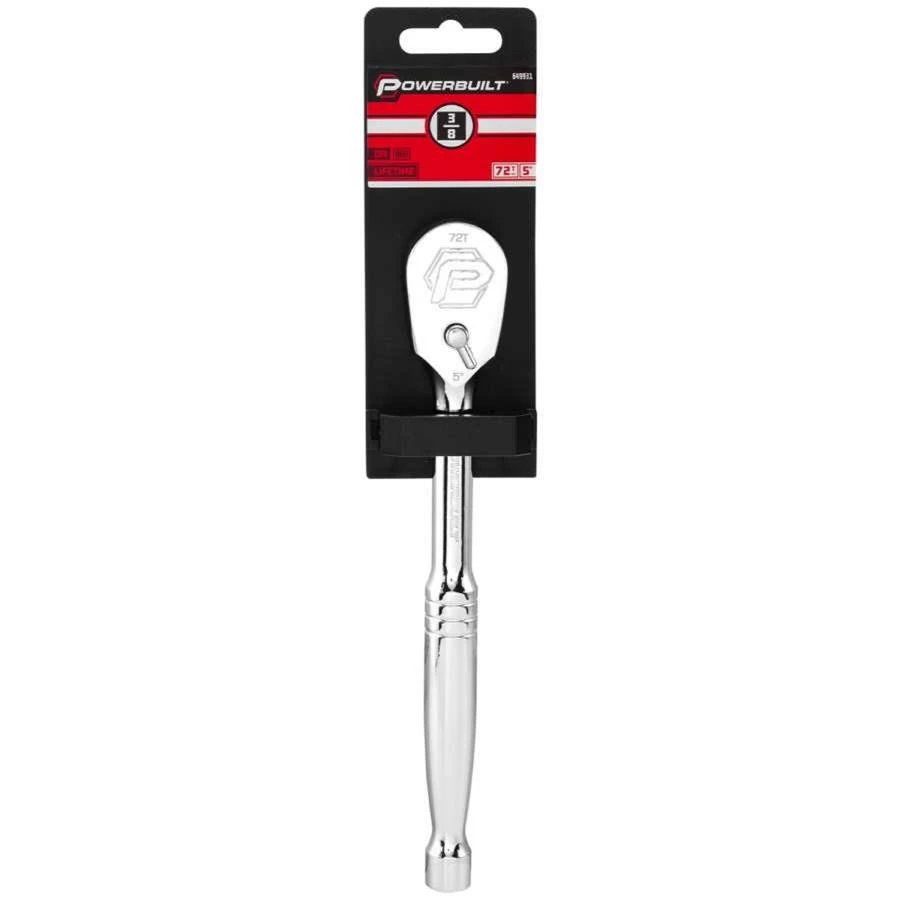 Powerbuilt 3/8 Inch Drive 72 Tooth Sealed Head Ratchet - 649931 6 Powerbuilt 3/8 Inch Drive 72 Tooth Sealed Head Ratchet - 649931 - Image 6