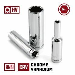 Powerbuilt 10 Piece 1/4 Inch Drive Metric 6 Point Deep Socket Set - 640538 -Powerbuilt Tools Store Online socket 03 2