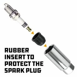 Powerbuilt 3/8-Inch Drive Metric Spark Plug Socket 18mm - 643009 9 Powerbuilt 3/8-Inch Drive Metric Spark Plug Socket 18mm - 643009 -Powerbuilt Tools Store Online spark20plug20socket 01 1