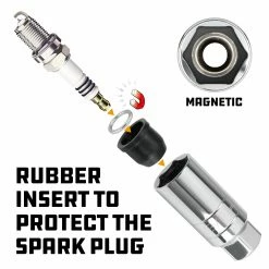 Powerbuilt 2 Pc. 3/8 in. Drive Magnetic Spark Plug Socket, 5/8-in. and 13/16-in. 10 Powerbuilt 2 Pc. 3/8 in. Drive Magnetic Spark Plug Socket, 5/8-in. and 13/16-in. -Powerbuilt Tools Store Online spark20plug20socket 02