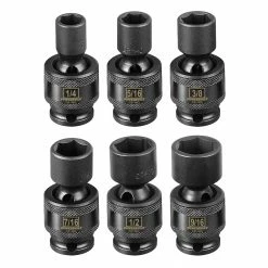 Powerbuilt 1/4" Drive 9/16" Universal Impact 6 Pt Socket - 647215 -Powerbuilt Tools Store Online universal20impact20socket sae 1 4dr.20 all 4